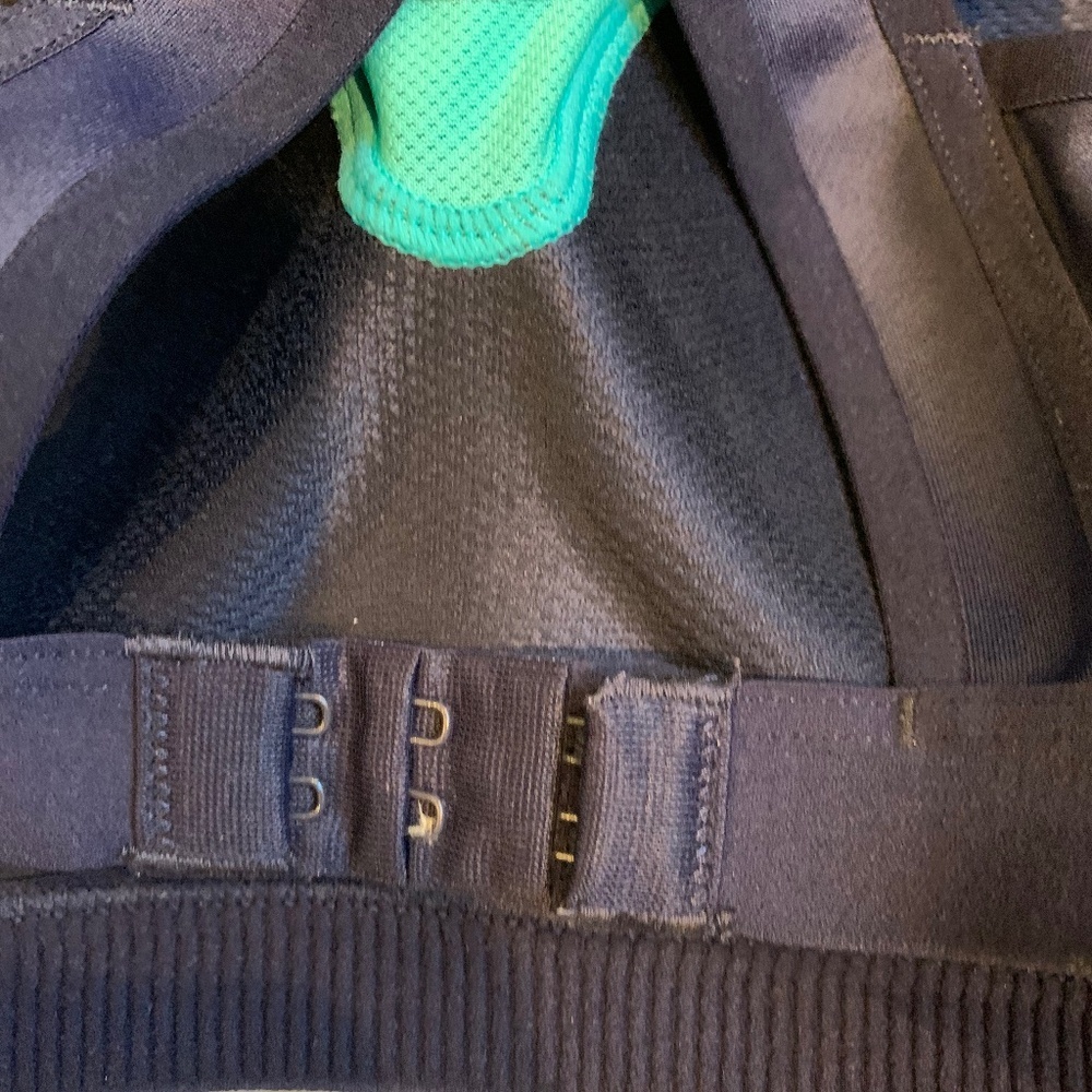 VSX Sport Blue/Green Sports Bra sz 36 B - Picture 3 of 6